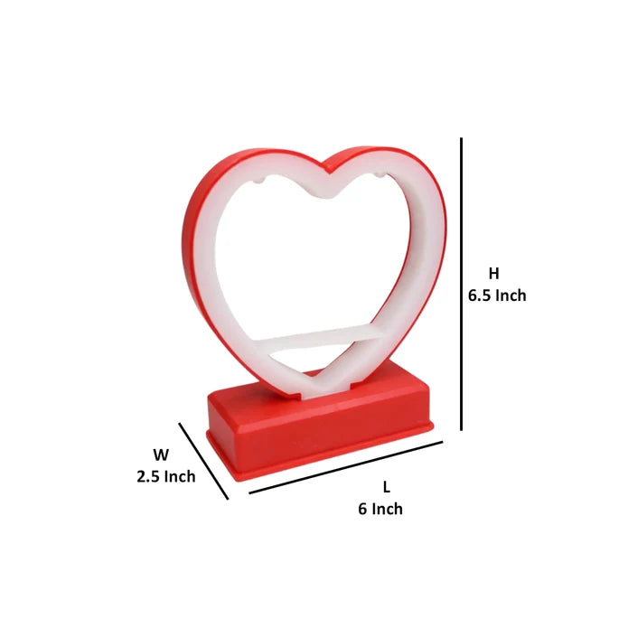 Heart-Shaped LED Light