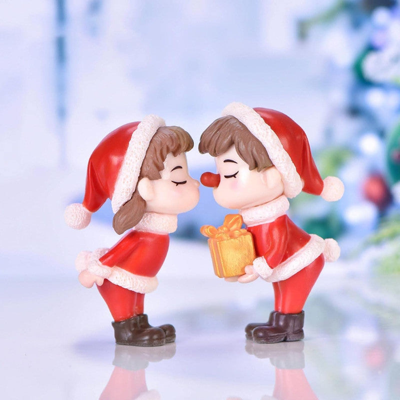 Christmas Couple Miniature - Santa Outfits