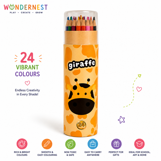 Rainbow Pencil Set - 24 Colours