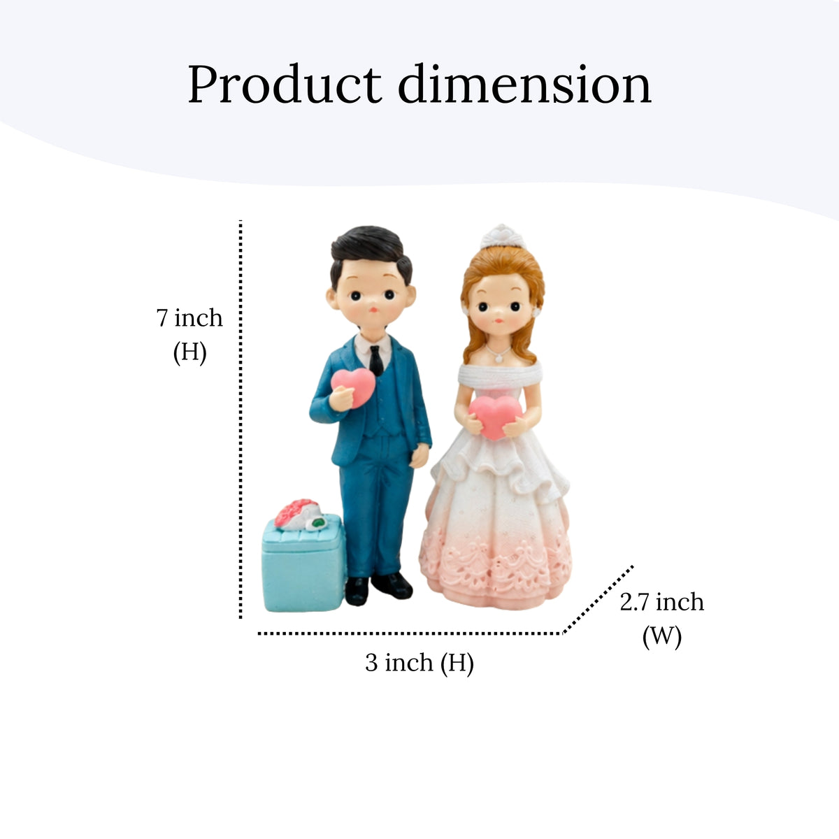 "Together Forever" Wedding Couple Figurine Set