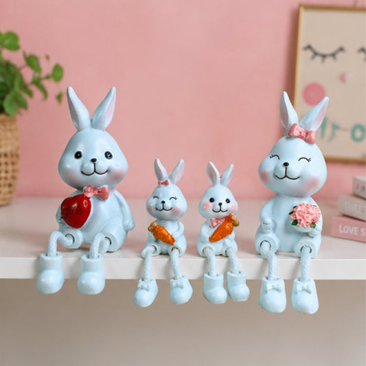 Bunny Family Hanging Dolls (Set of 4)