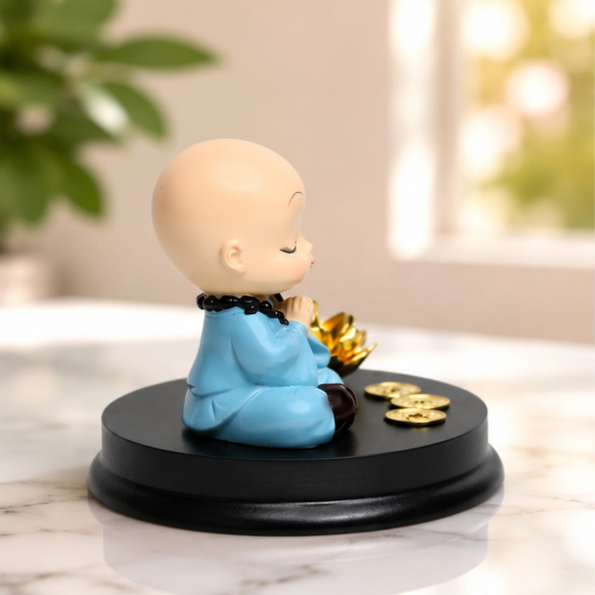 Monk with Namaste Incense Stick Stand