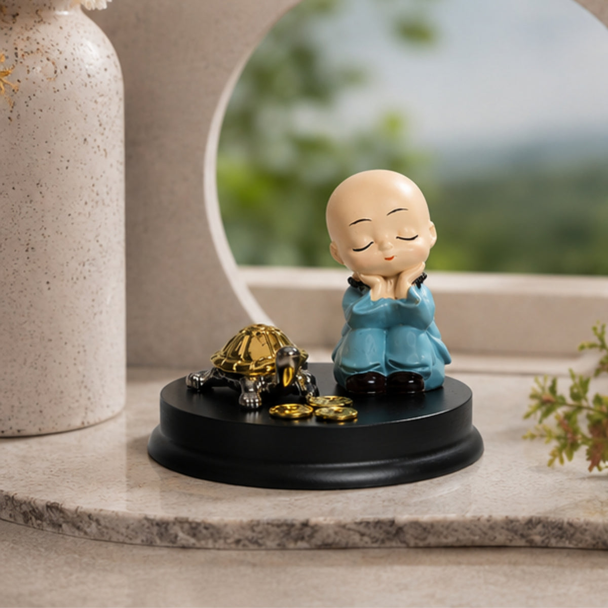Relaxing Monk Incense Stick Stand