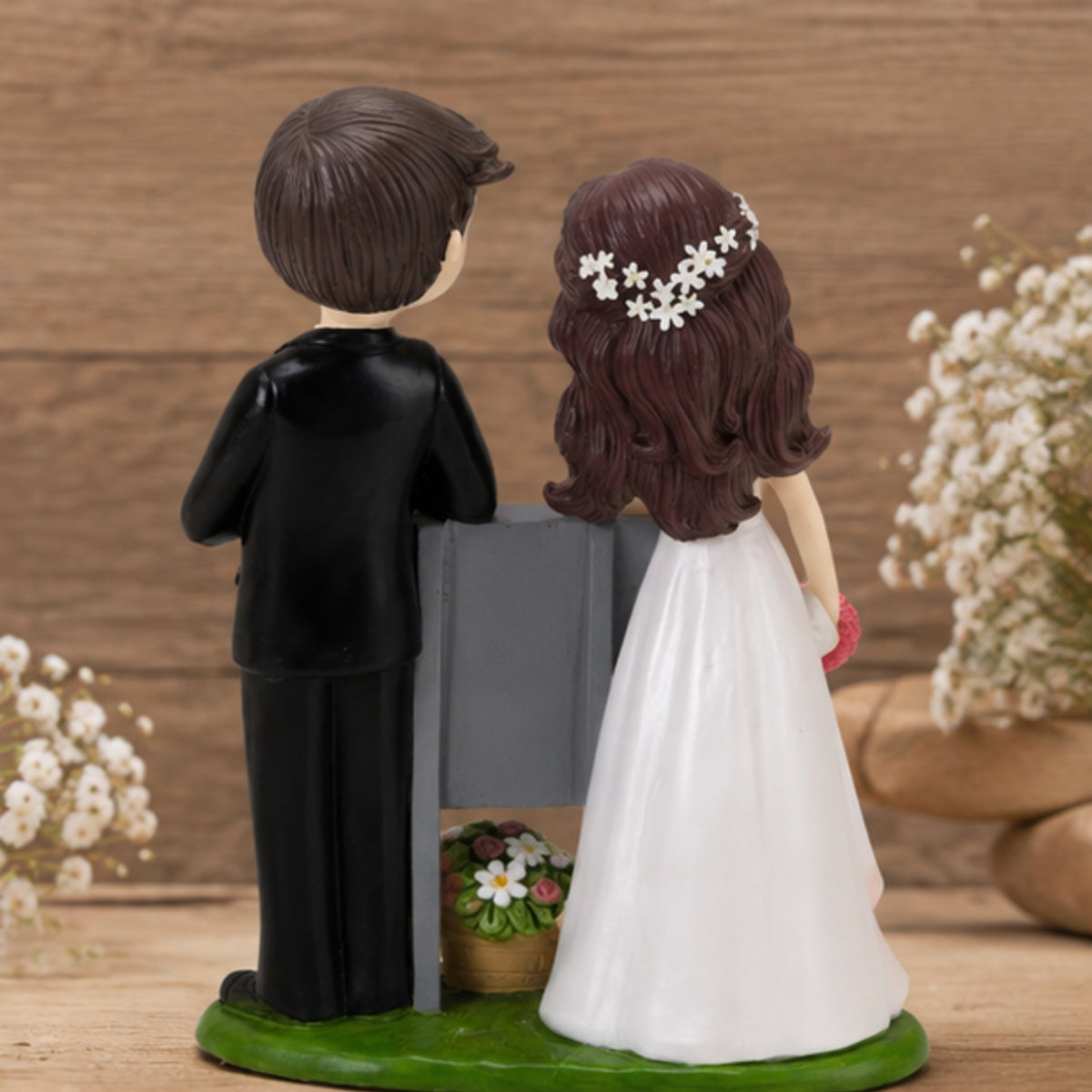 Wedding Couple Figurine - Blackboard Edition