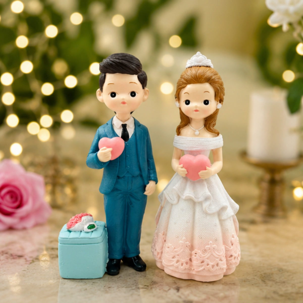 "Together Forever" Wedding Couple Figurine Set
