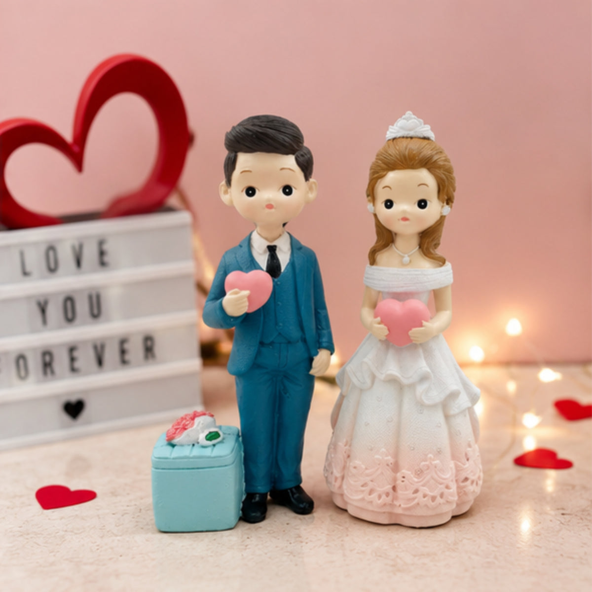 "Together Forever" Wedding Couple Figurine Set
