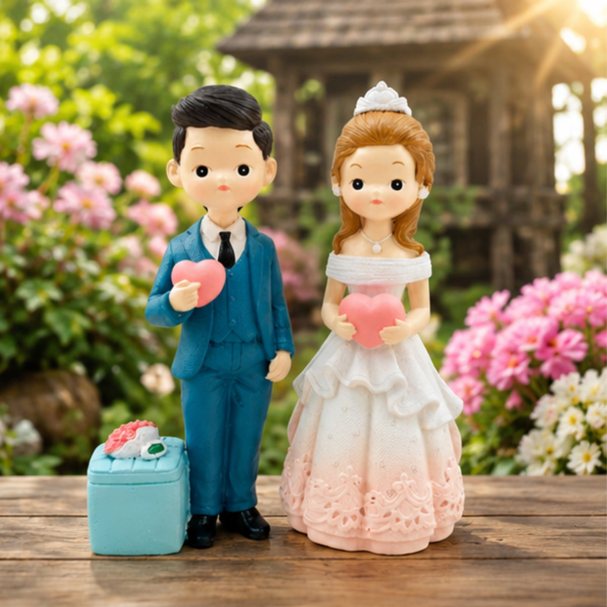 "Together Forever" Wedding Couple Figurine Set
