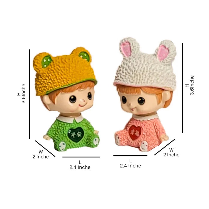 Shaking Head Couple Ornament