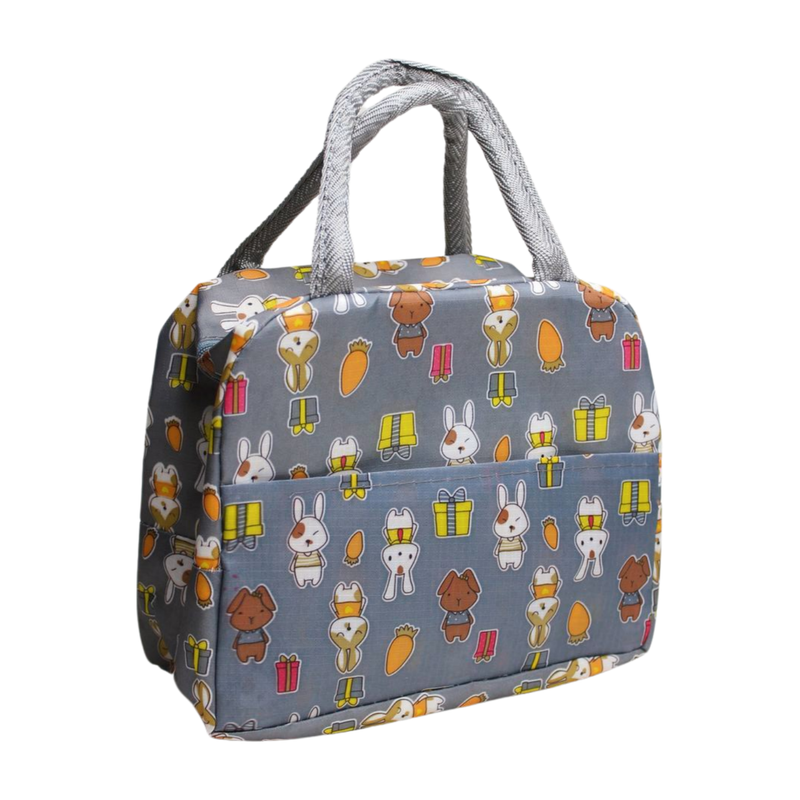 Girly Look Lunch Bag - Grey