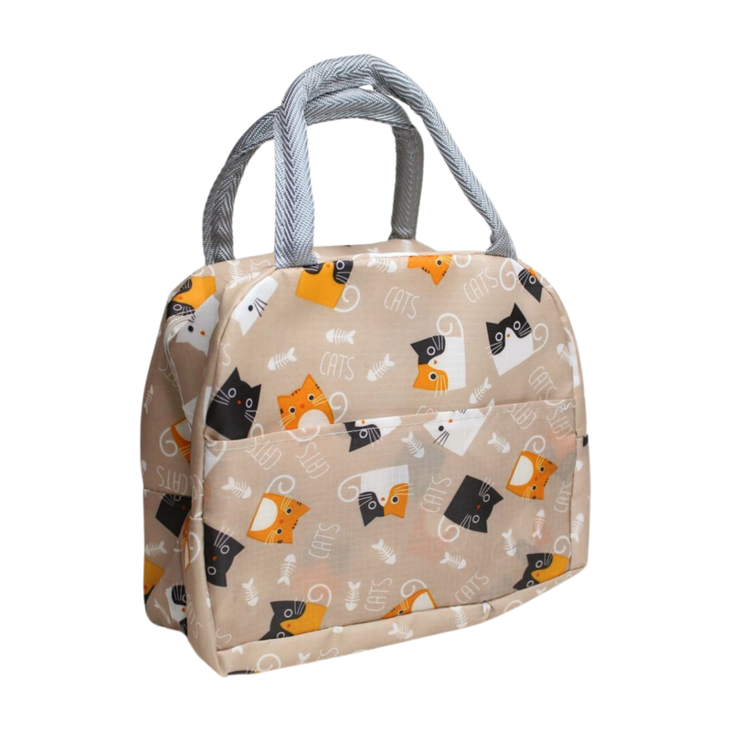 Girly Look Lunch Bag - Light Brown