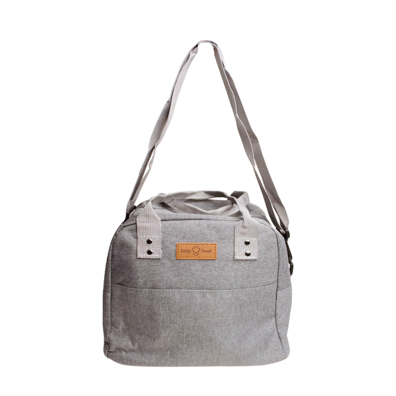 Shoulder Strap Lunch Bag - Grey