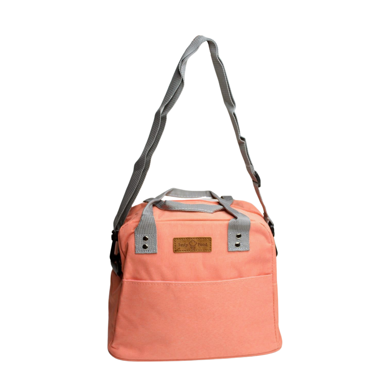Shoulder Strap Lunch Bag - Orange