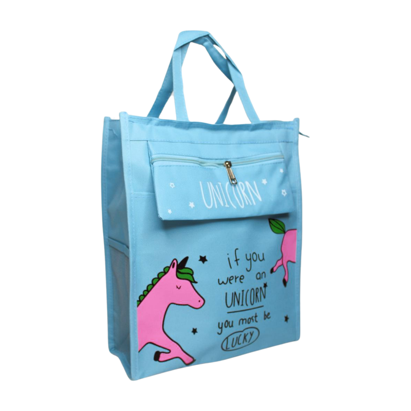 Kids Tuition Tote Bag - Sky Blue