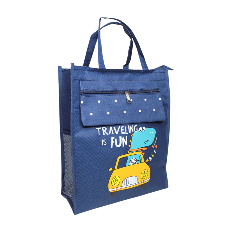 Kids Tuition Tote Bag - Blue