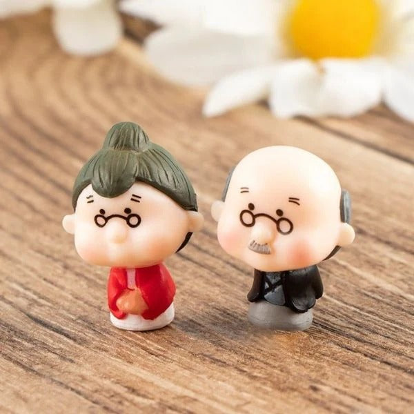 Grandparents Miniature Statues