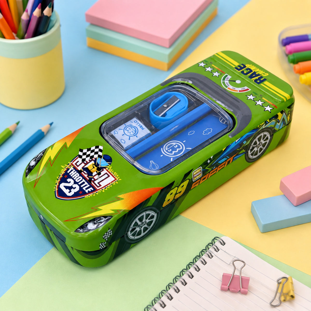 Zoom Racer 3D Pencil Box