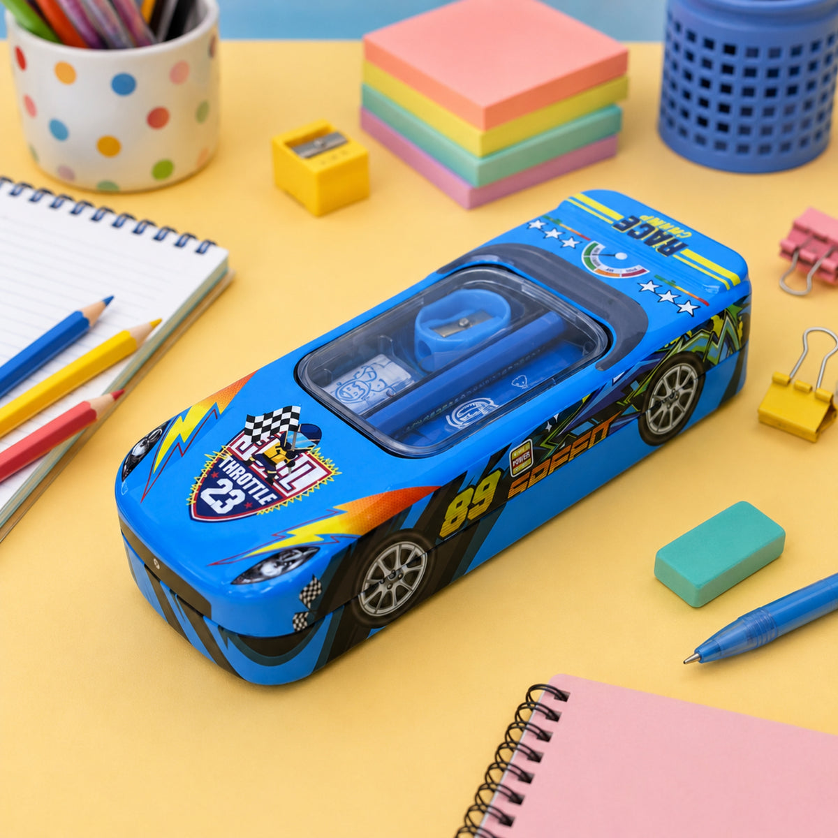 Zoom Racer 3D Pencil Box