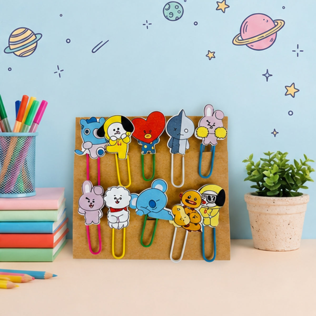 Decorative Paper Clips Set