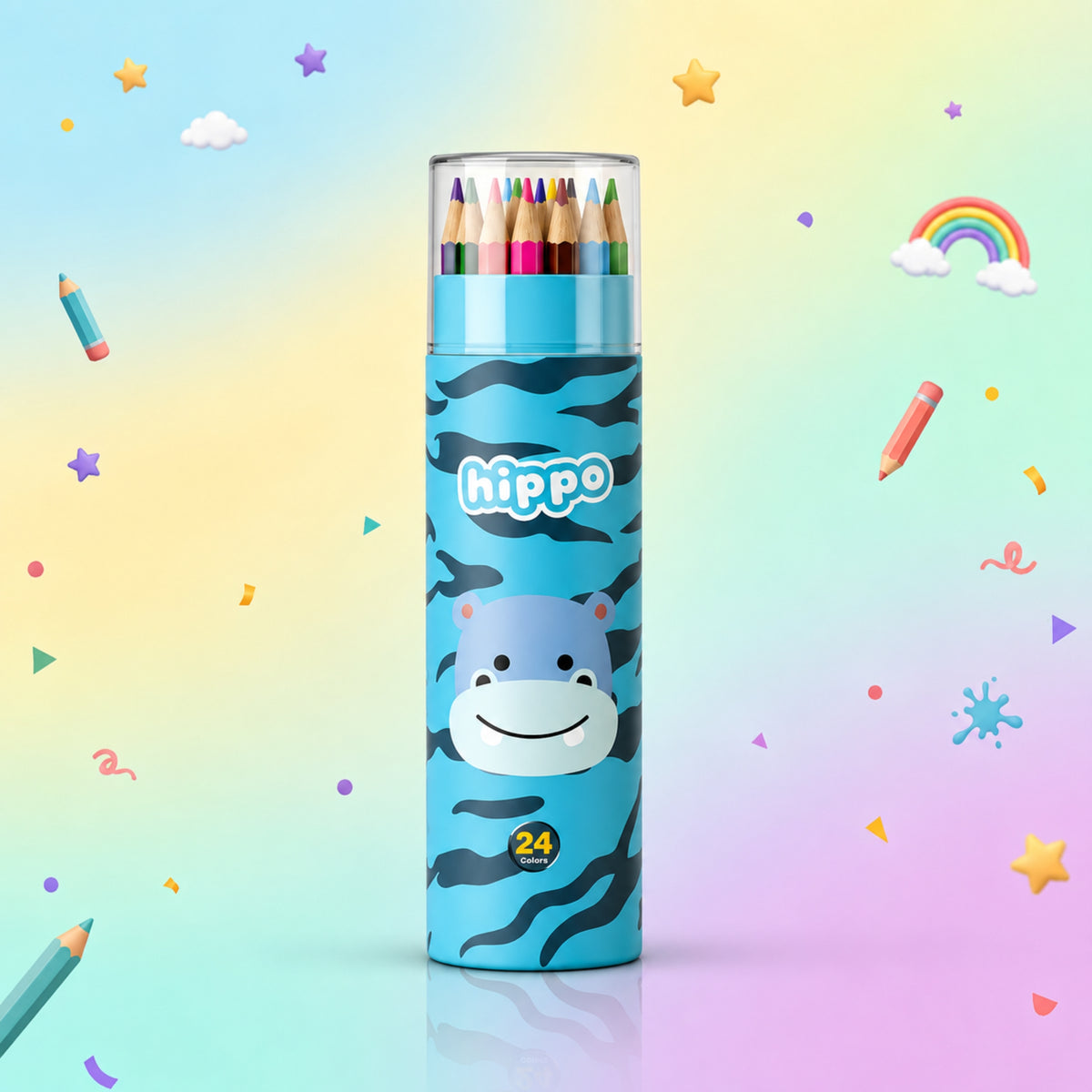 Rainbow Pencil Set - 24 Colours