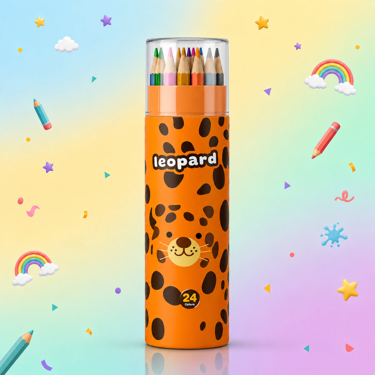 Rainbow Pencil Set - 24 Colours