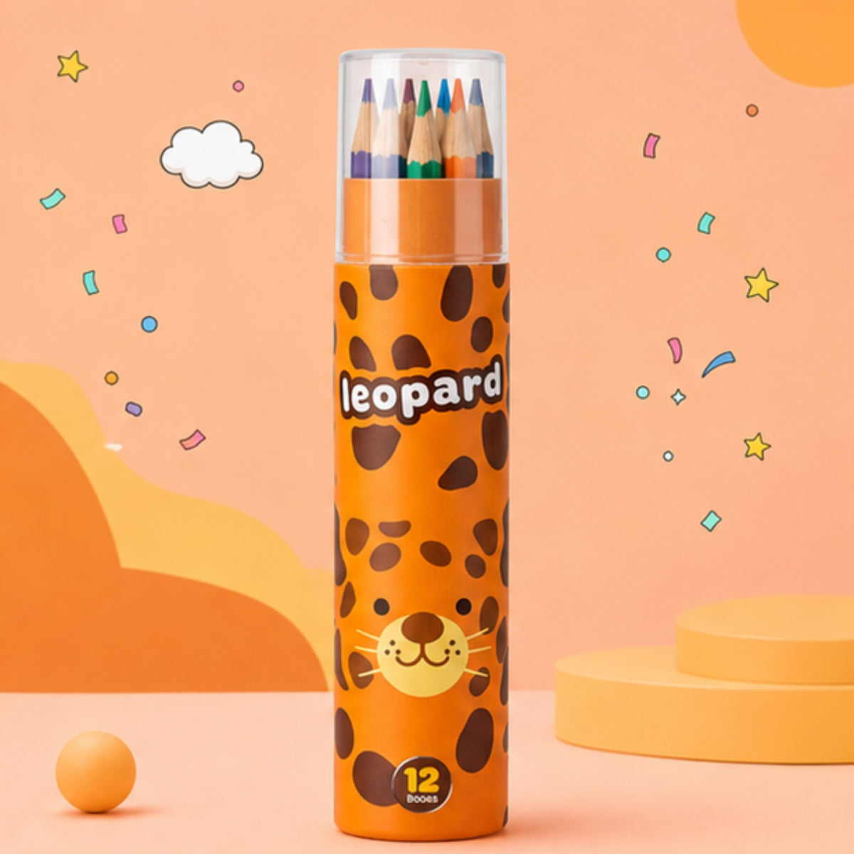 Rainbow Pencil Set - 12 Colours