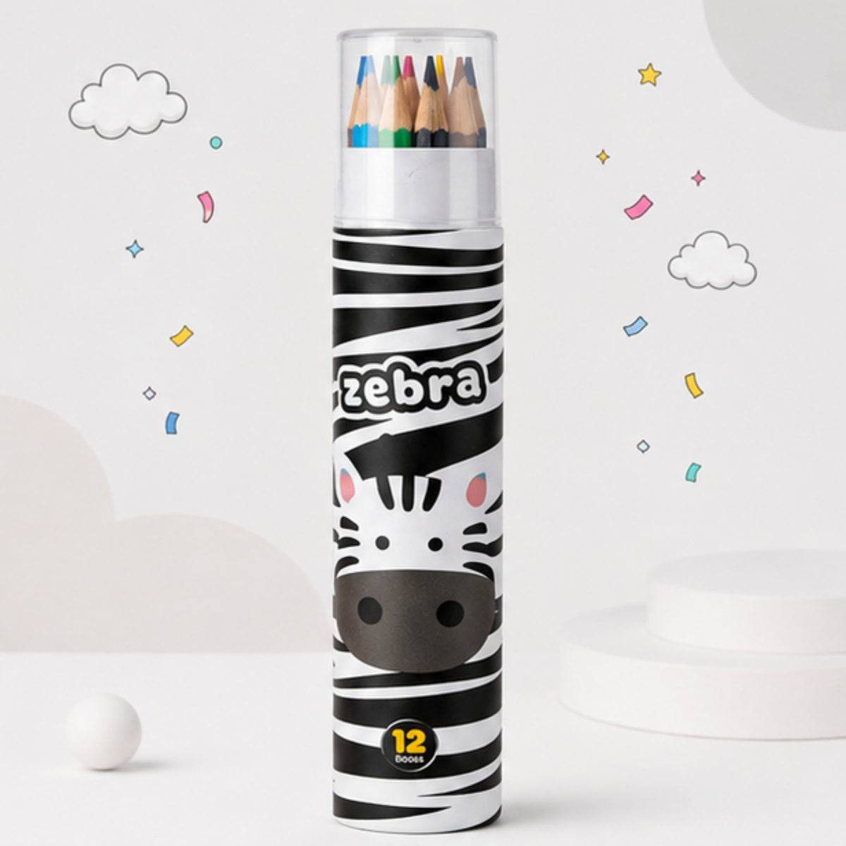 Rainbow Pencil Set - 12 Colours
