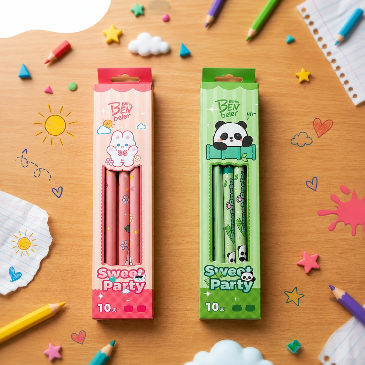 Mini HB Pencil Duo