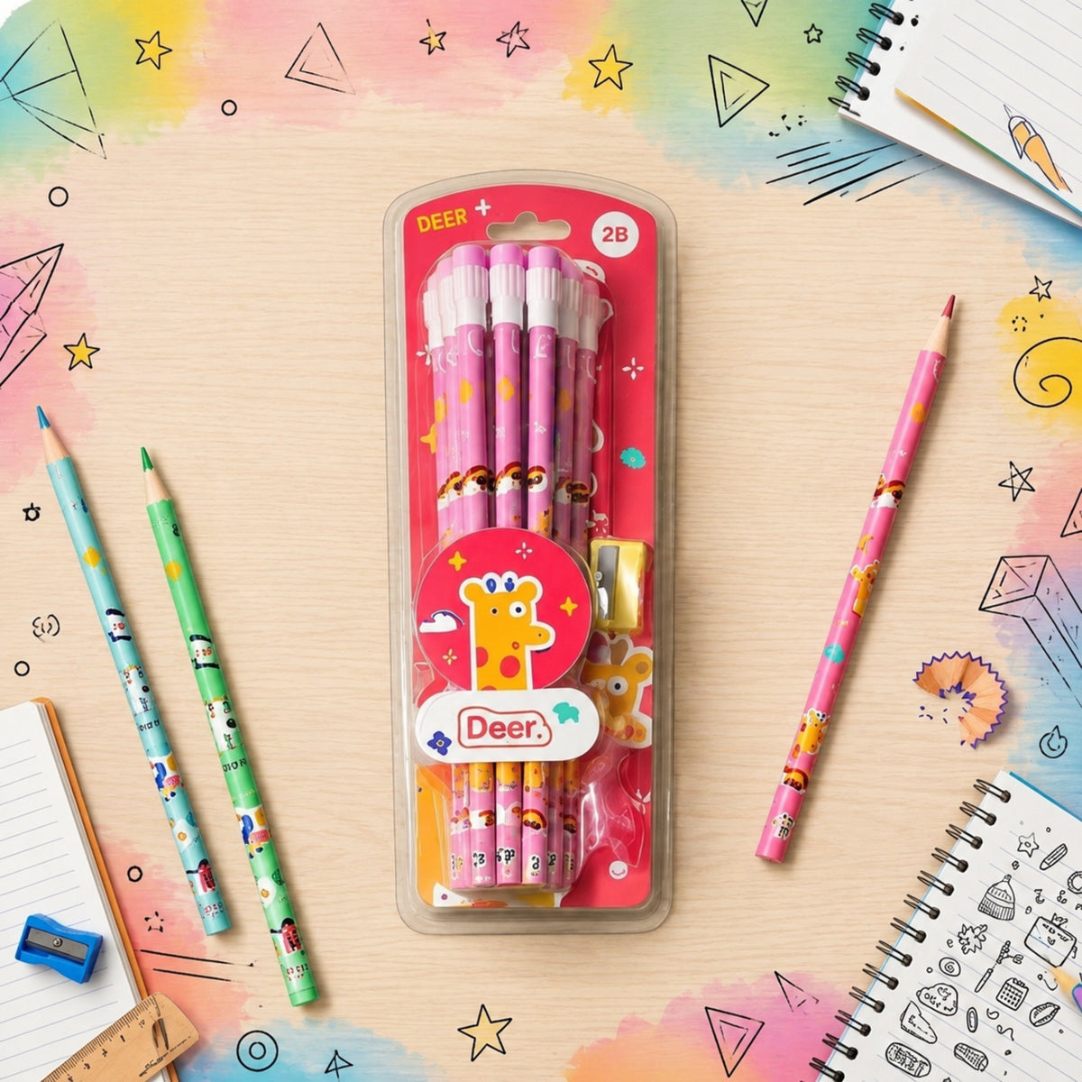 Doodle Pencil Set of 12