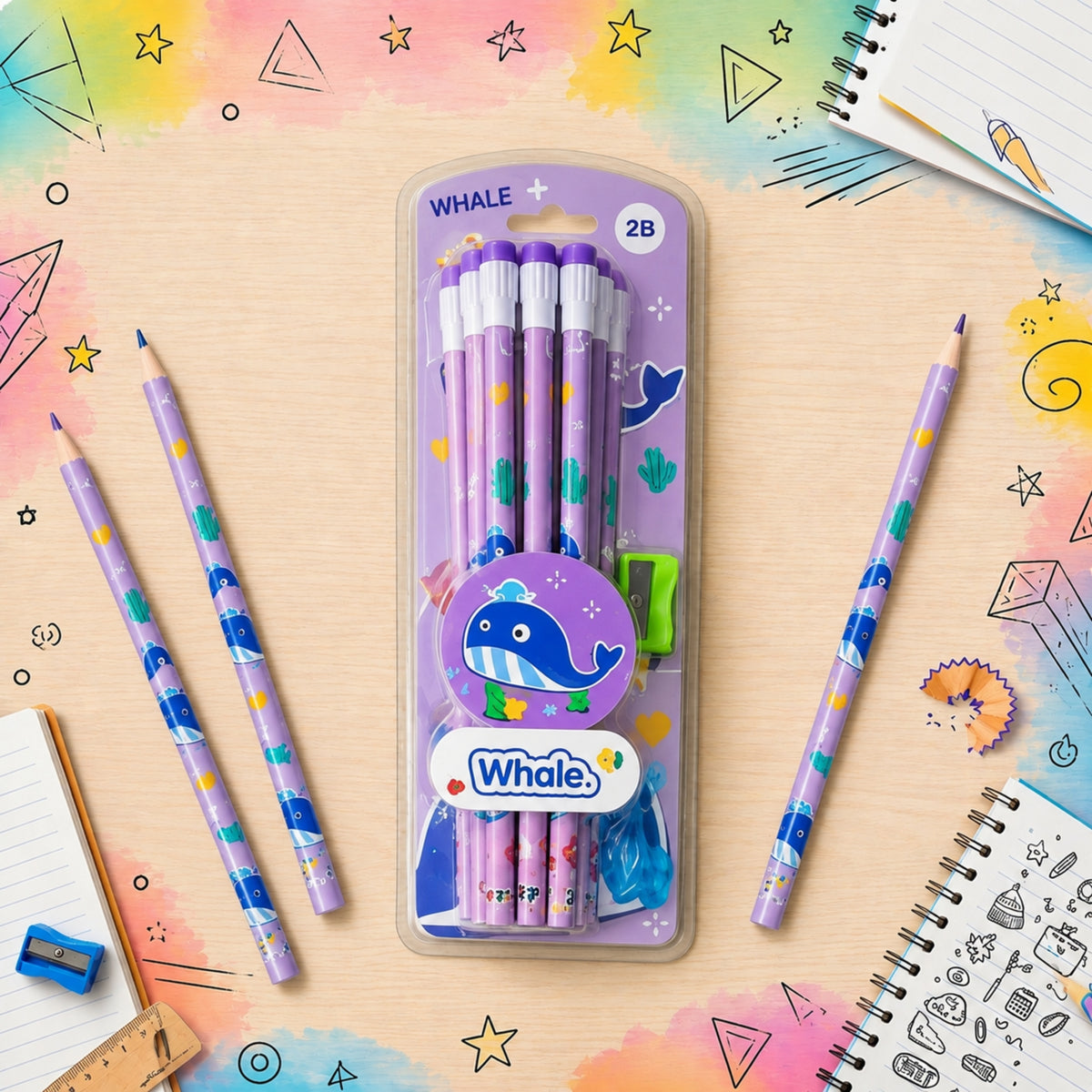Doodle Pencil Set of 12