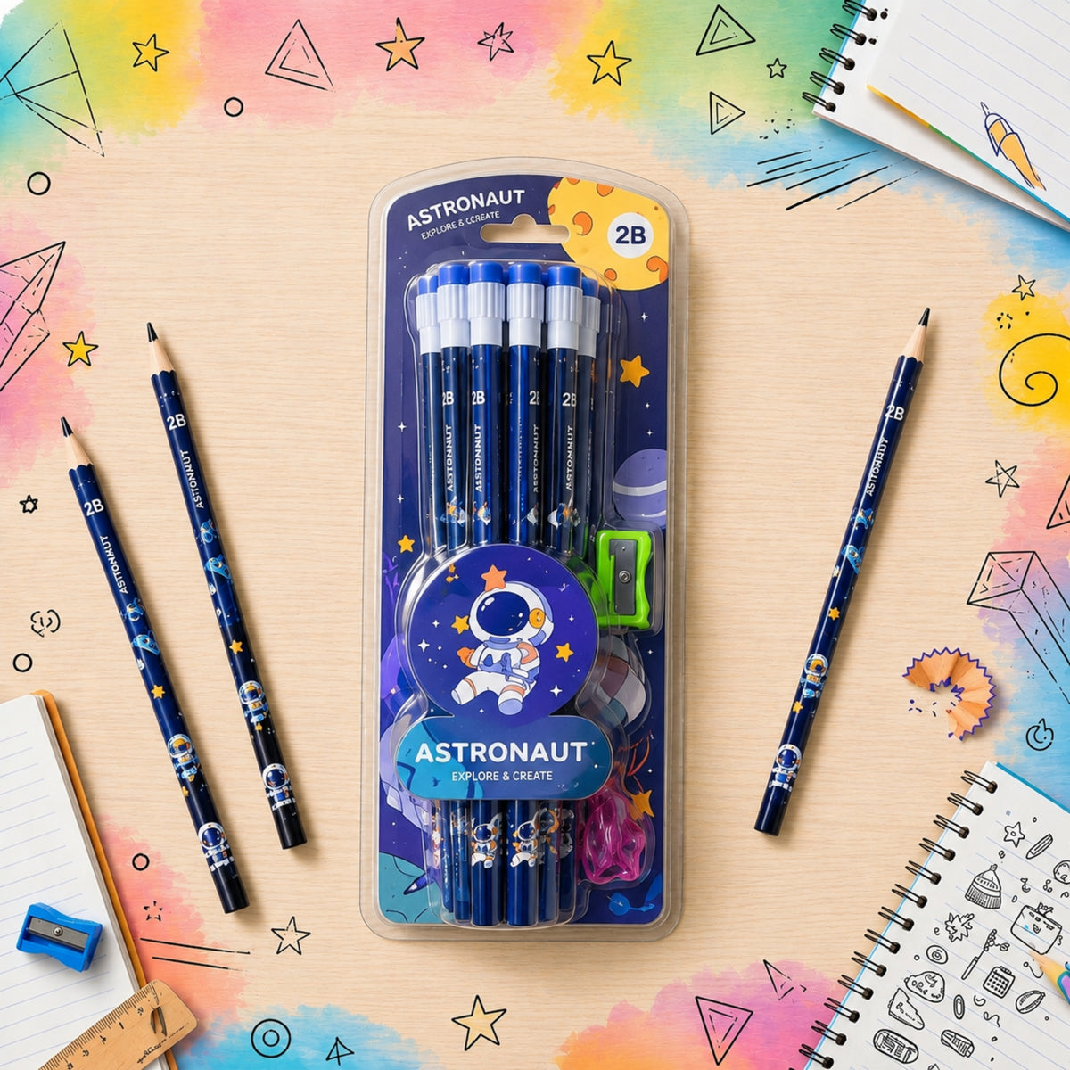 Doodle Pencil Set of 12