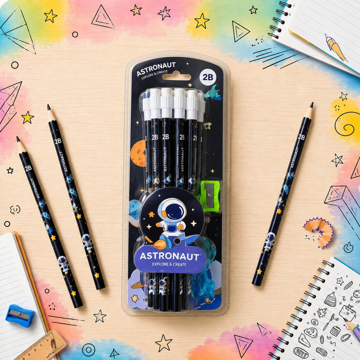 Doodle Pencil Set of 12
