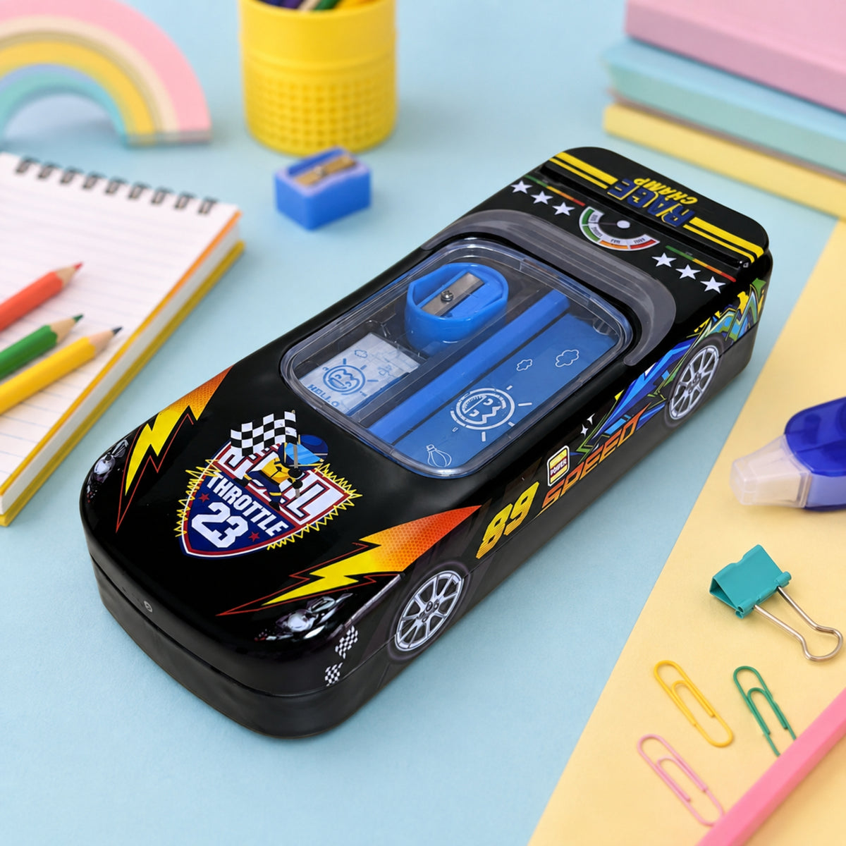 Zoom Racer 3D Pencil Box