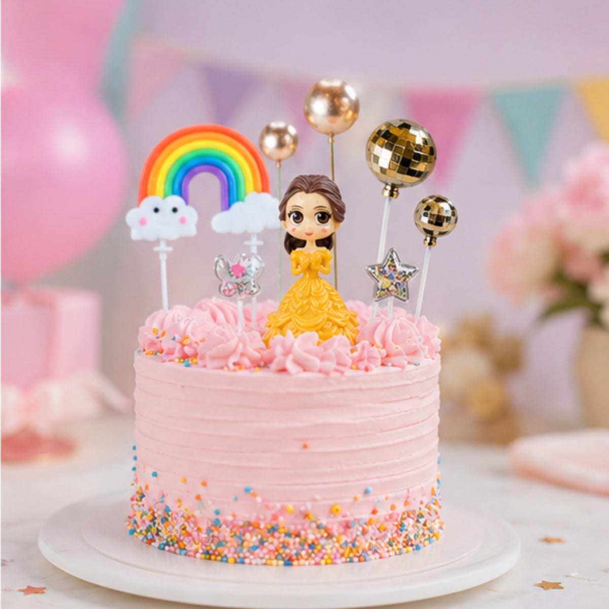 Princess Cake Topper Set