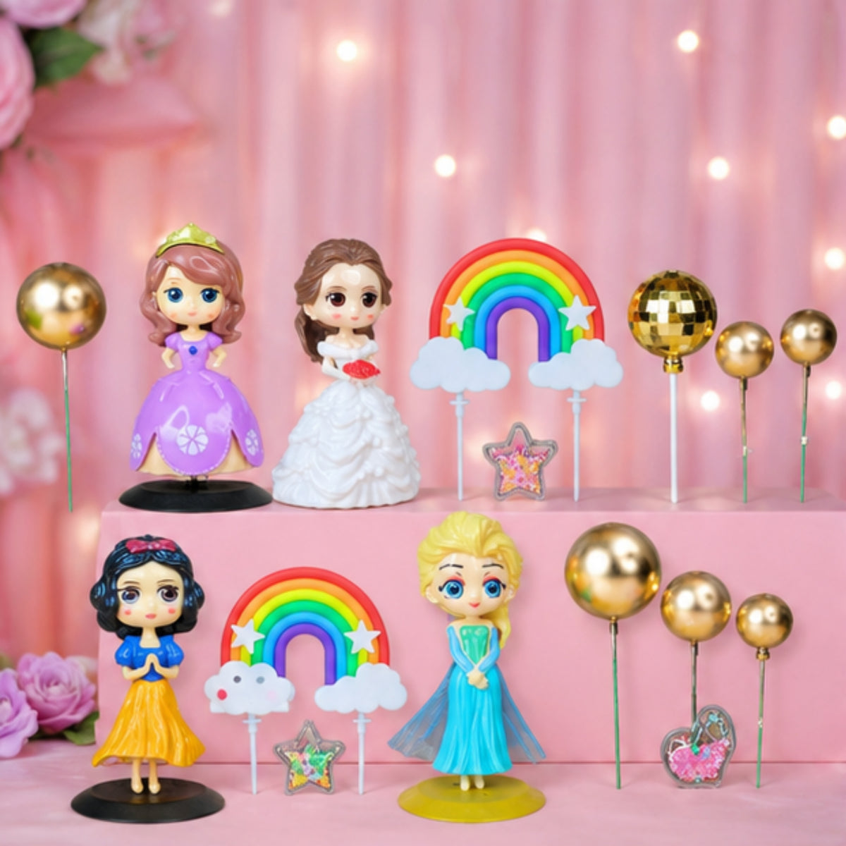 Princess Cake Topper Set