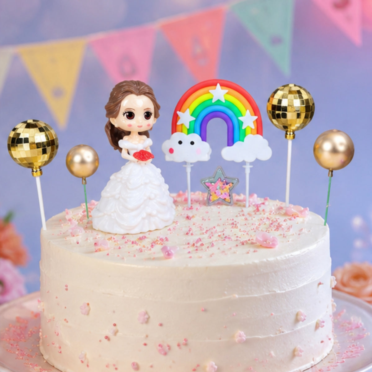 Princess Cake Topper Set