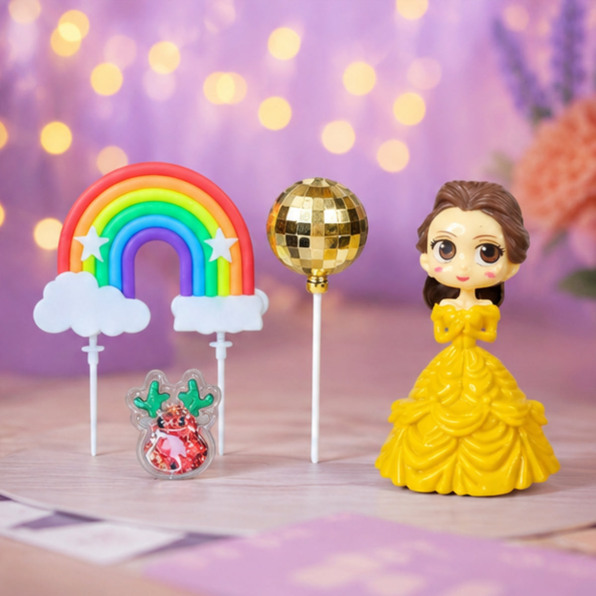 Princess Cake Topper Set