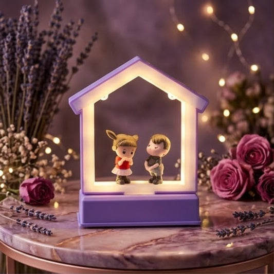 Romantic LED Frame with 3D Miniature