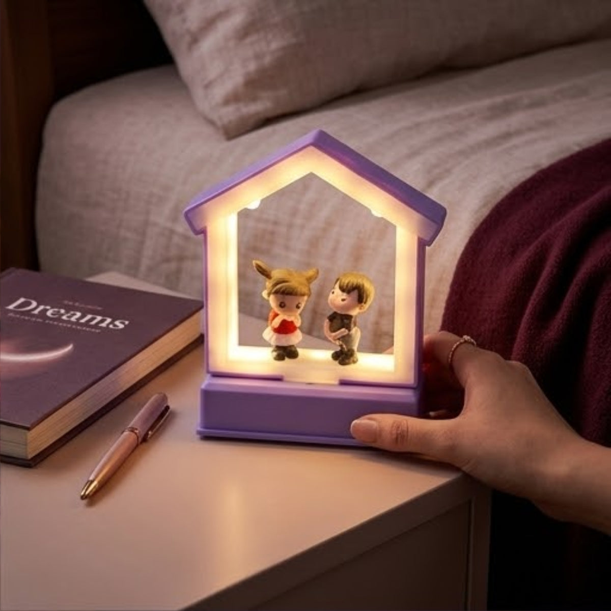 Romantic LED Frame with 3D Miniature