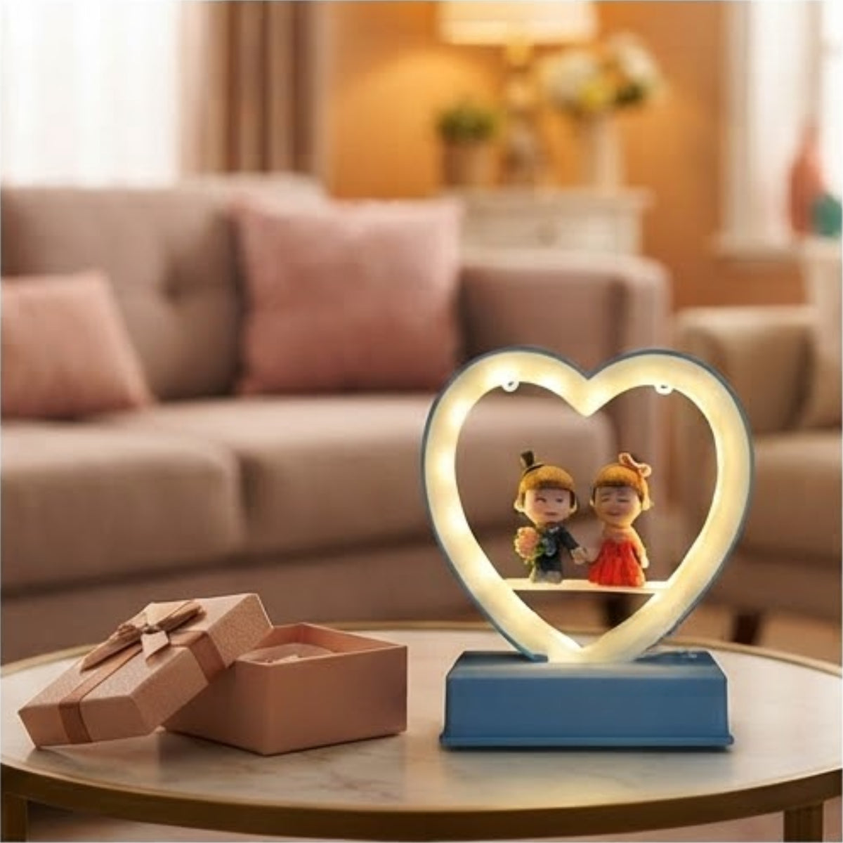 Heart-Shaped LED Light