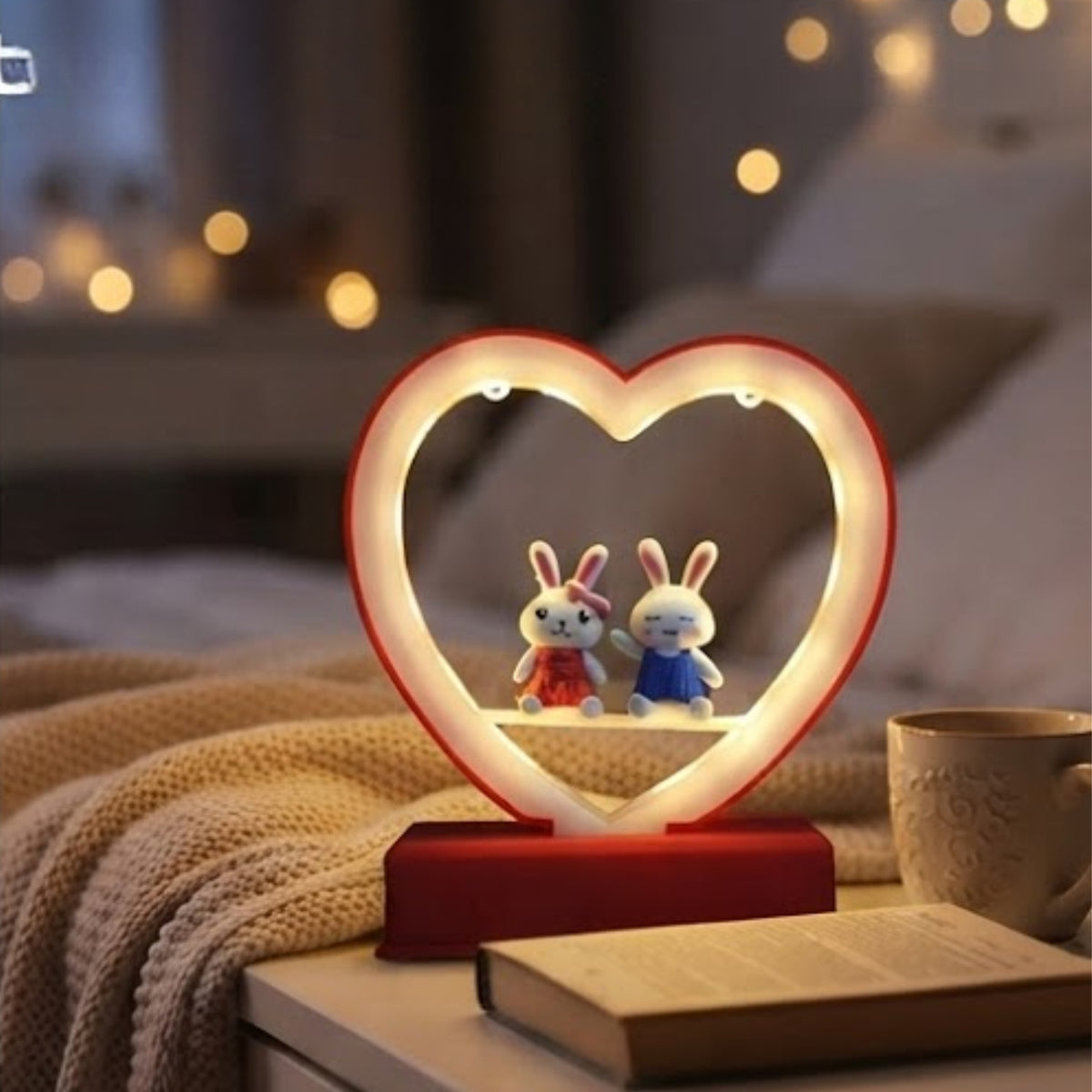 Heart-Shaped LED Light