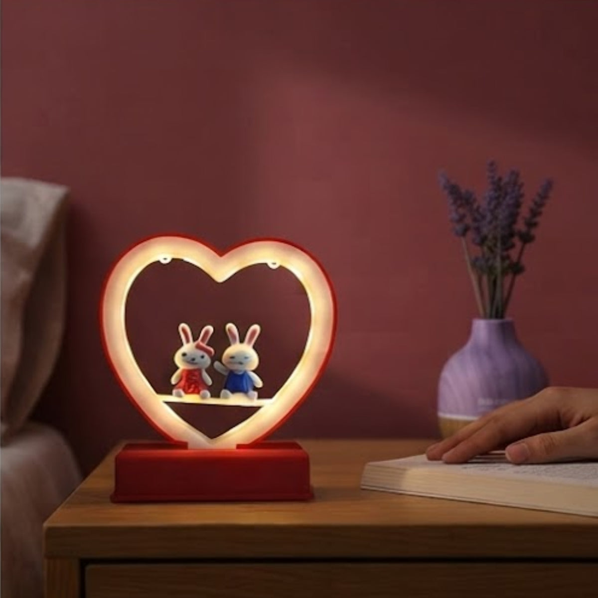 Heart-Shaped LED Light