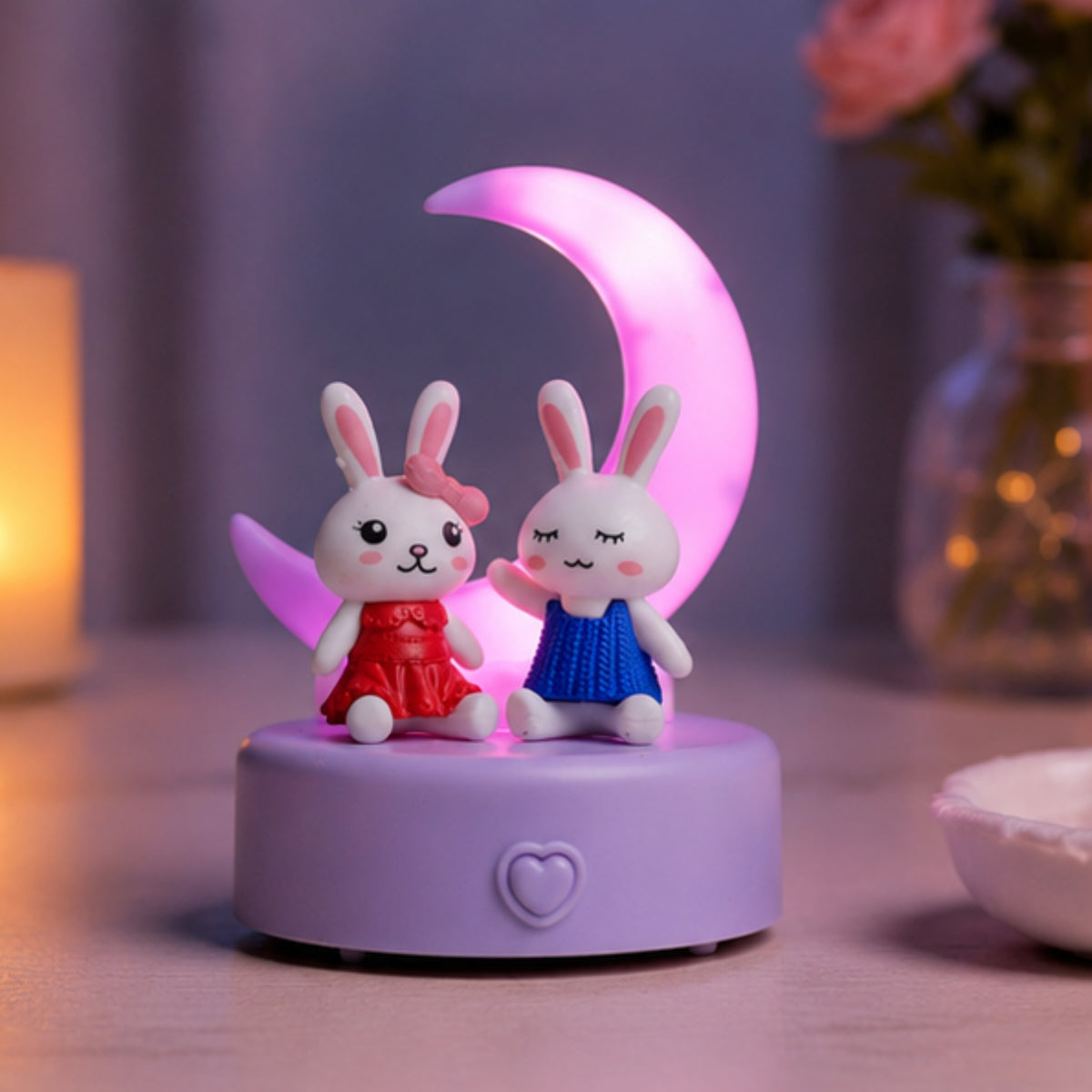 Moon-Shaped LED Light