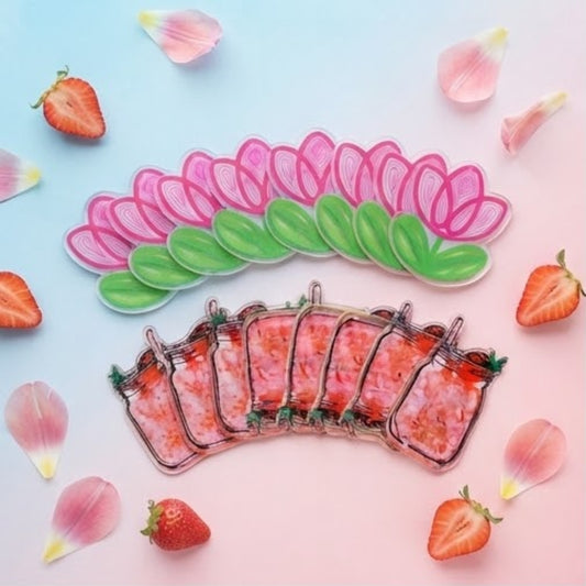 Acrylic 3D Sticker Set of 10