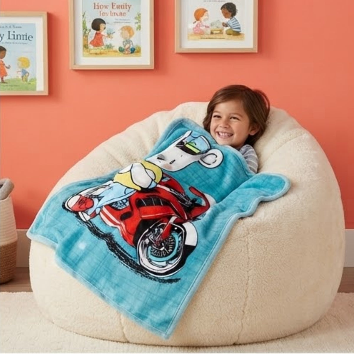Kids Fleece Throw Blanket