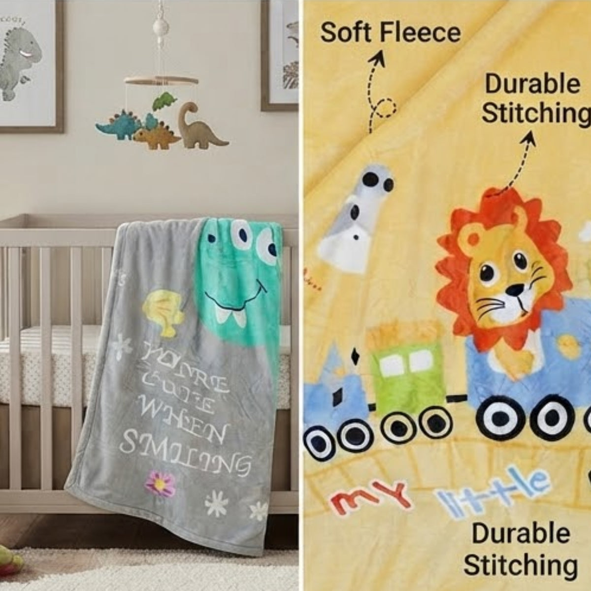 Kids Fleece Throw Blanket
