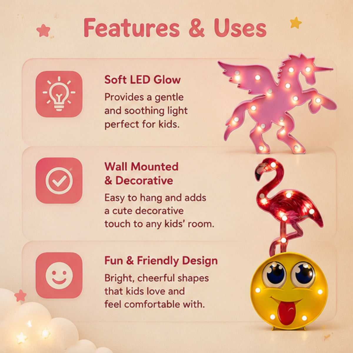 Animal LED Wall Light