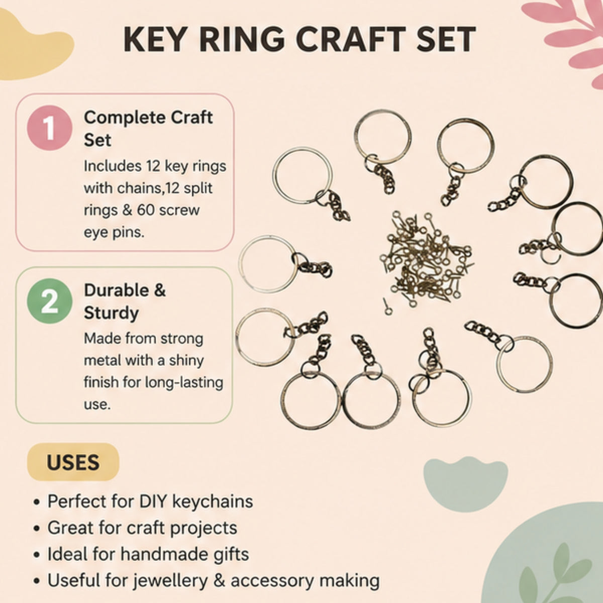 Key Ring Craft Set