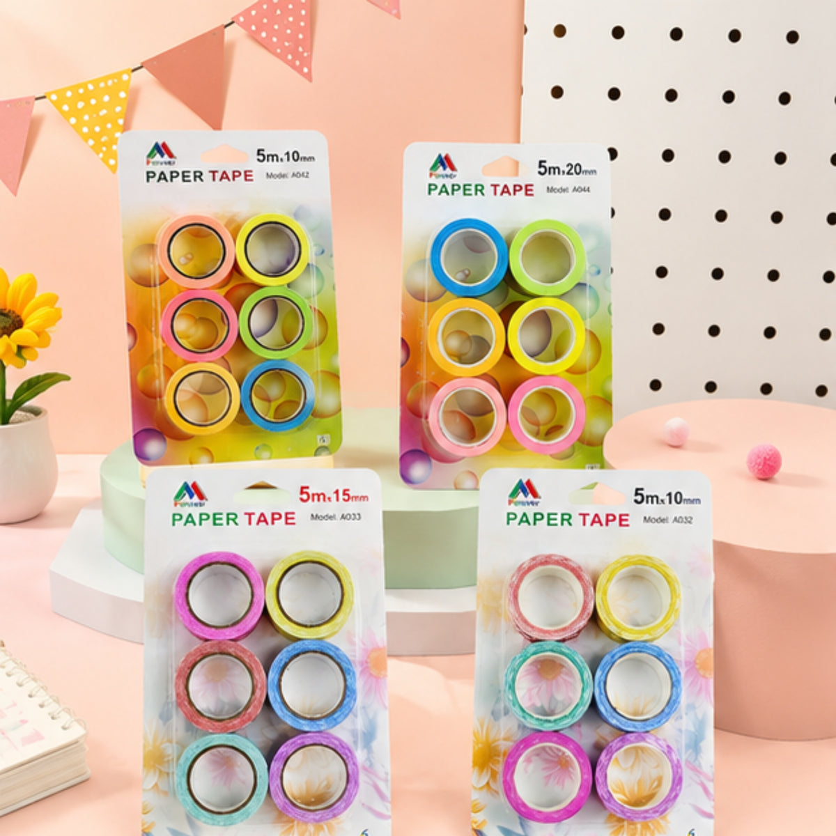 Neon Washi Tape Set