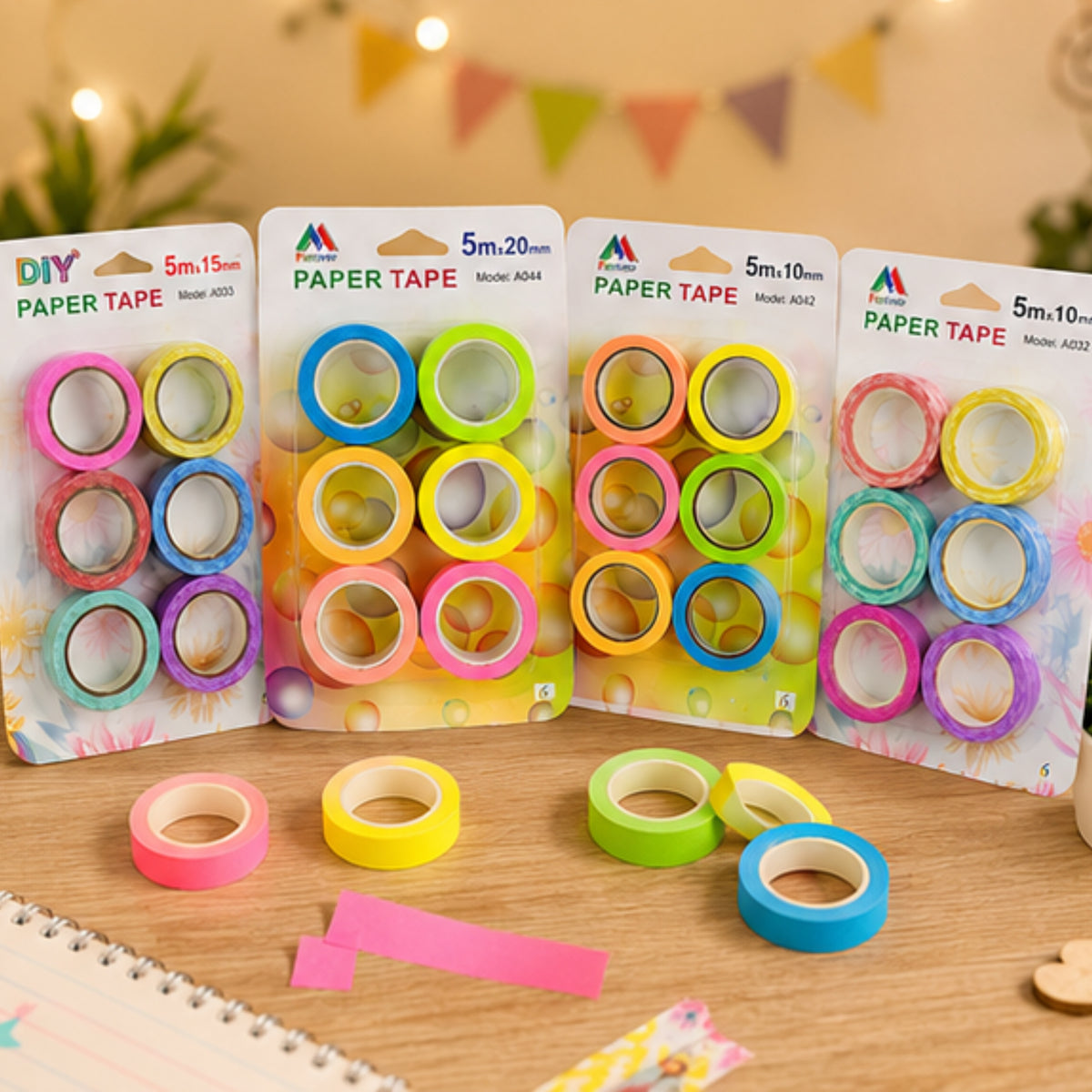 Neon Washi Tape Set
