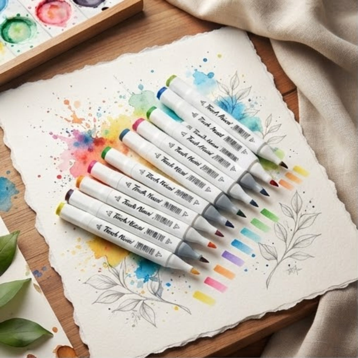 Dual Tip Sketch Marker Set